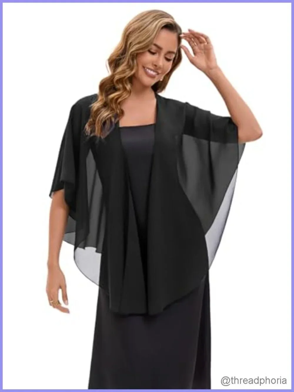 Chiffon Shawl Wrap for Women Bridal Evening Scarf Lightweight Cover Up